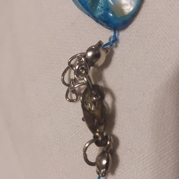 Abalone Necklace and Earring set - Picture 4 of 4